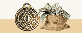 Mince, amulet na peníze a štěstí